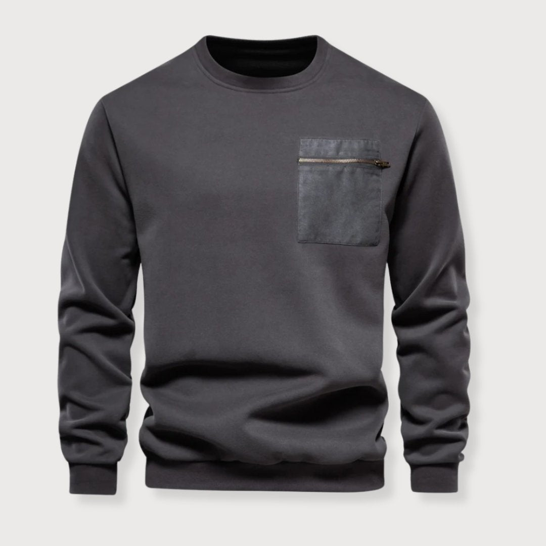 Luka | Moderner Rundhals-Pullover für Herren