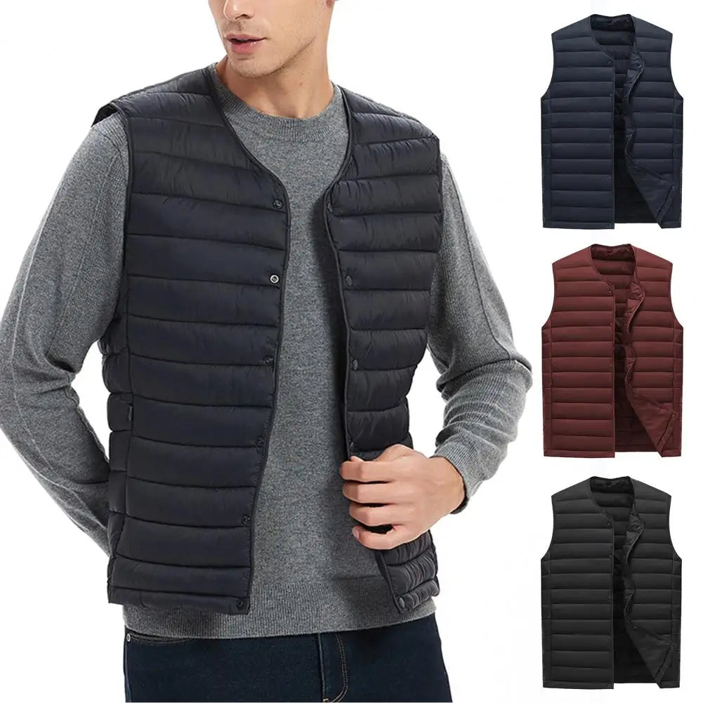 Lumi Herren Weste | Leichtes Polyester, Winddicht, Ärmellos