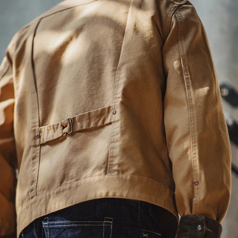 Maden Herren Jacke | Vintage Canvas, Robustes Design für Herbstmode