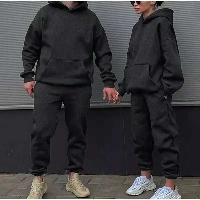 Max Herren Trainingsanzug | Oversize Baumwollmix, Sportlich