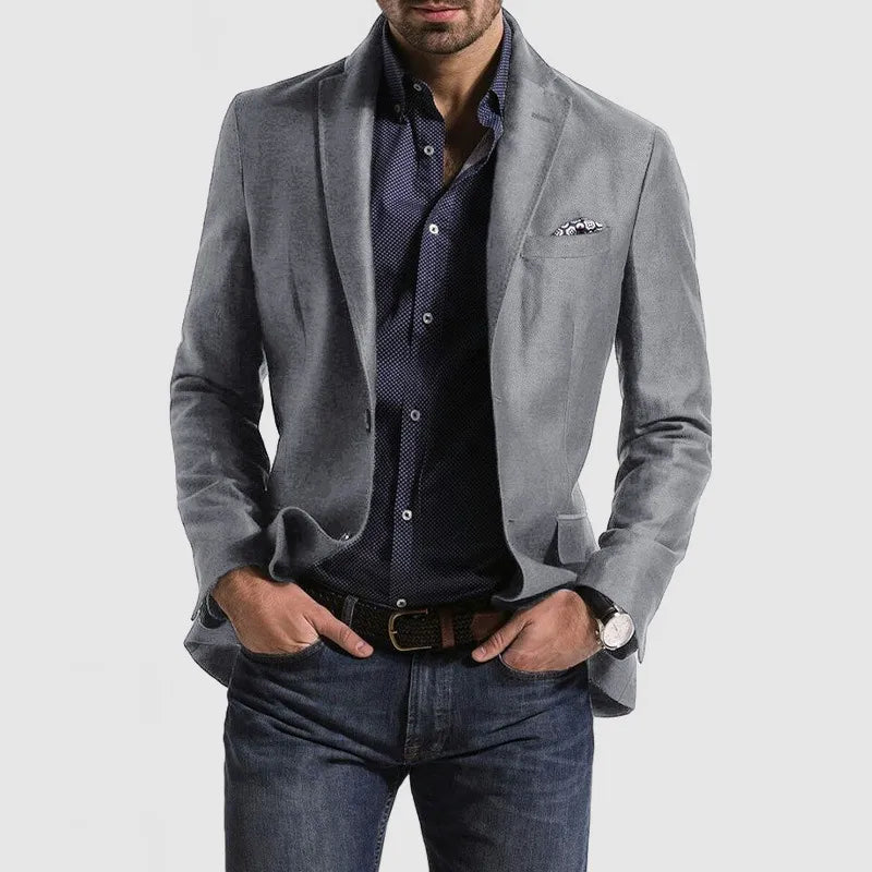 Herren Freizeit Blazer Jacke - Klassischer Stil für jeden Anlass