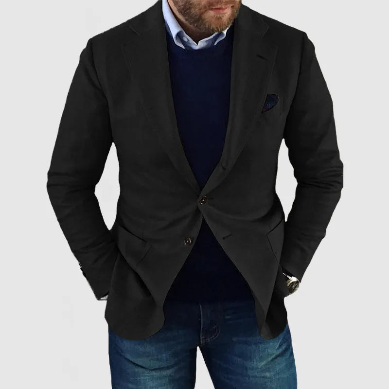 Herren Freizeit Blazer Jacke - Klassischer Stil für jeden Anlass