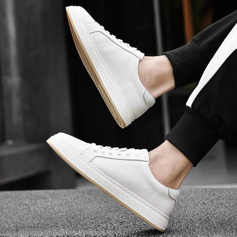 Herren Leder Freizeitschuhe