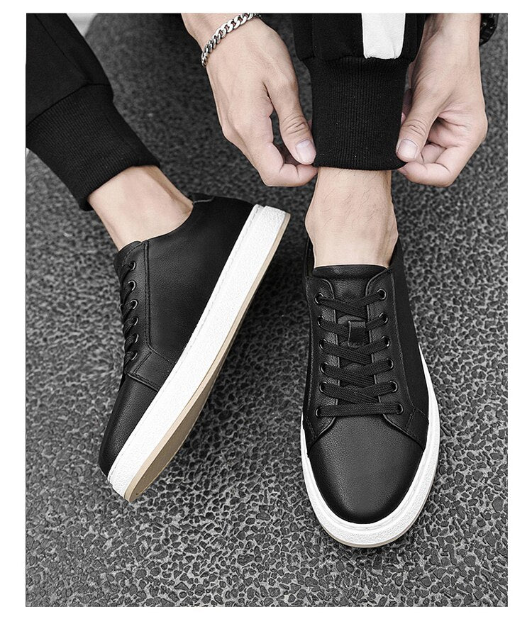 Herren Leder Freizeitschuhe