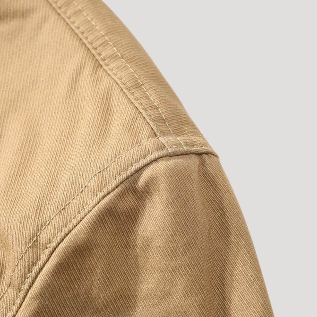 Herren Arbeitsjacke mit Fleece-Futter für Komfort im Freien