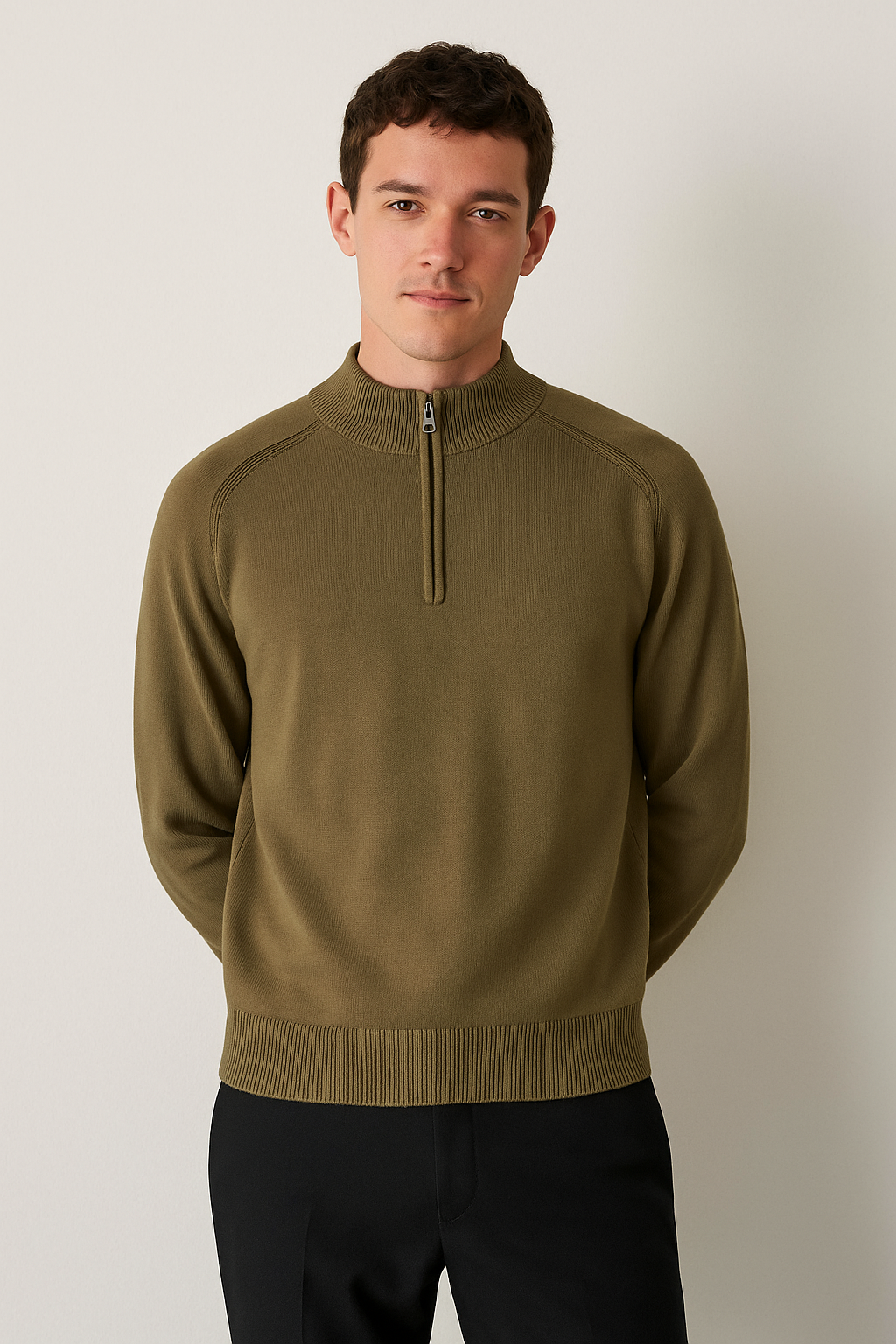 Herren Halbzip-Pullover – Strickpullover für kühle Tage