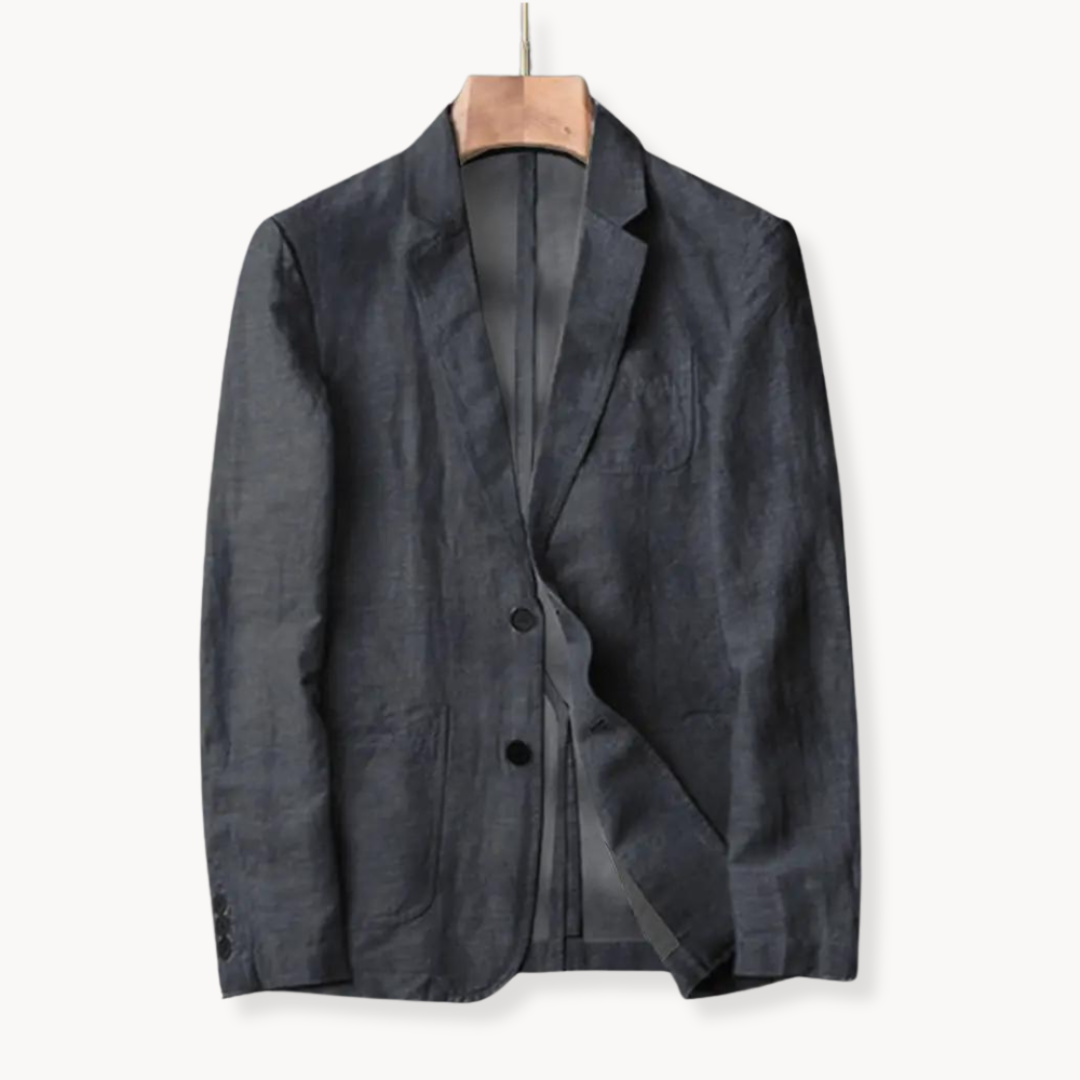 Herren Leinen Blazer Jacke für warmes Wetter