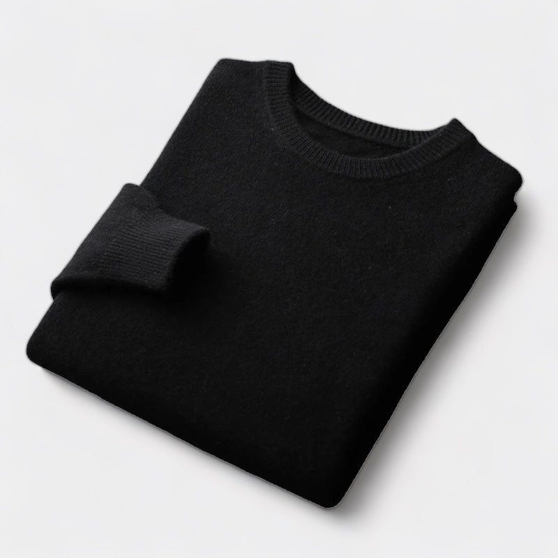 Herren Wollpullover – Rundhals Winterstrick