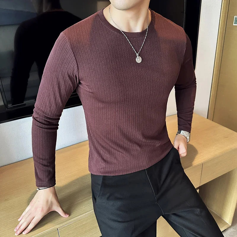 Herren Wollpullover