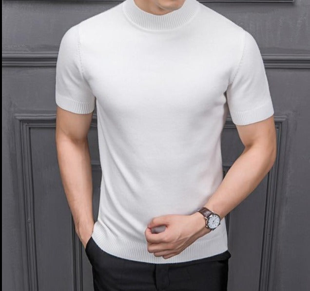 Herren Kurzarmpullover