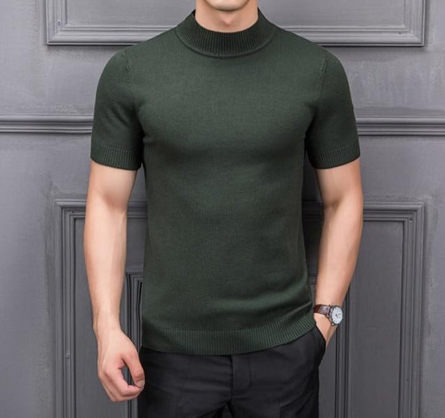 Herren Kurzarmpullover
