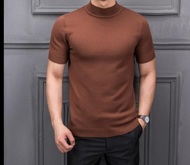 Herren Kurzarmpullover