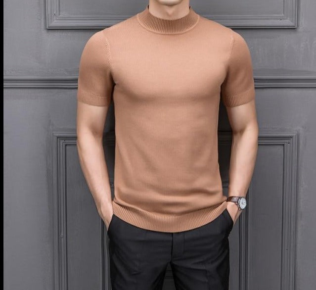 Herren Kurzarmpullover