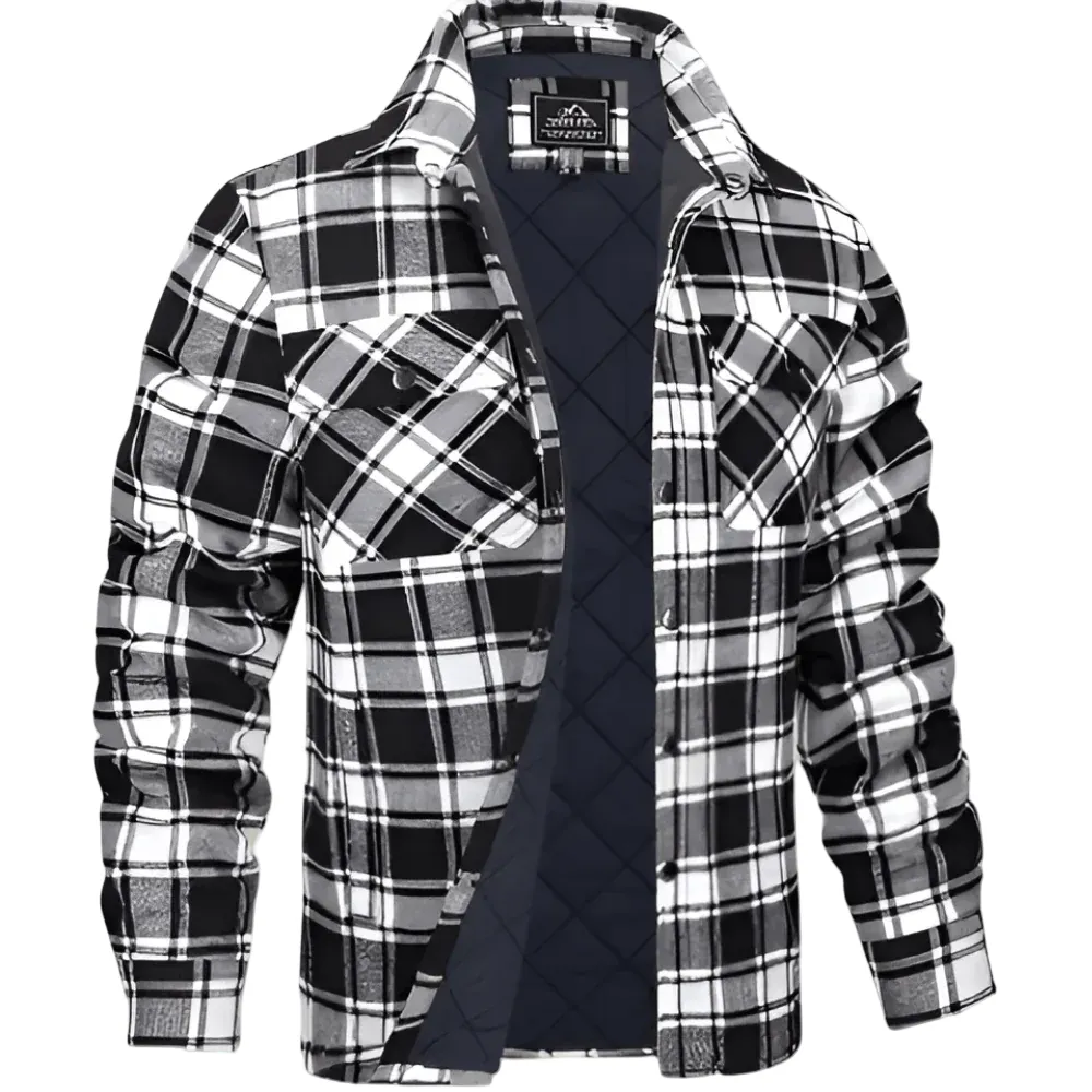 Herren Stepphemdjacke für Outdoor-Layering und Stil