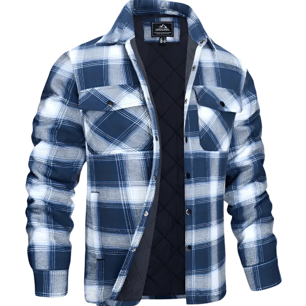 Herren Stepphemdjacke für Outdoor-Layering und Stil