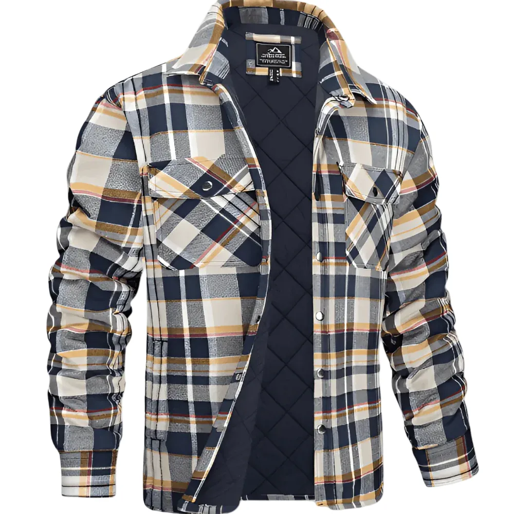 Herren Stepphemdjacke für Outdoor-Layering und Stil