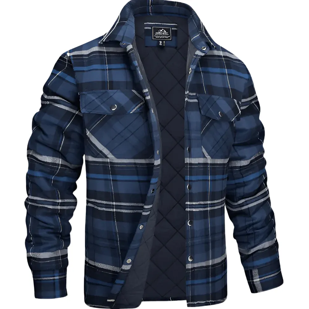 Herren Stepphemdjacke für Outdoor-Layering und Stil