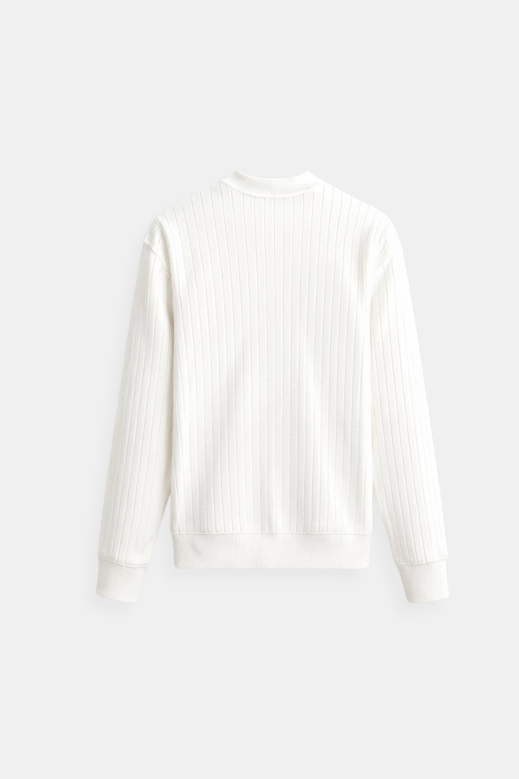Herren Rippstrick Langarmpullover