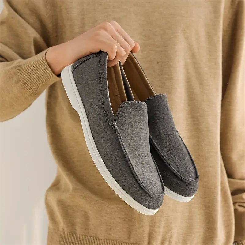 Herren Wildleder Slipper