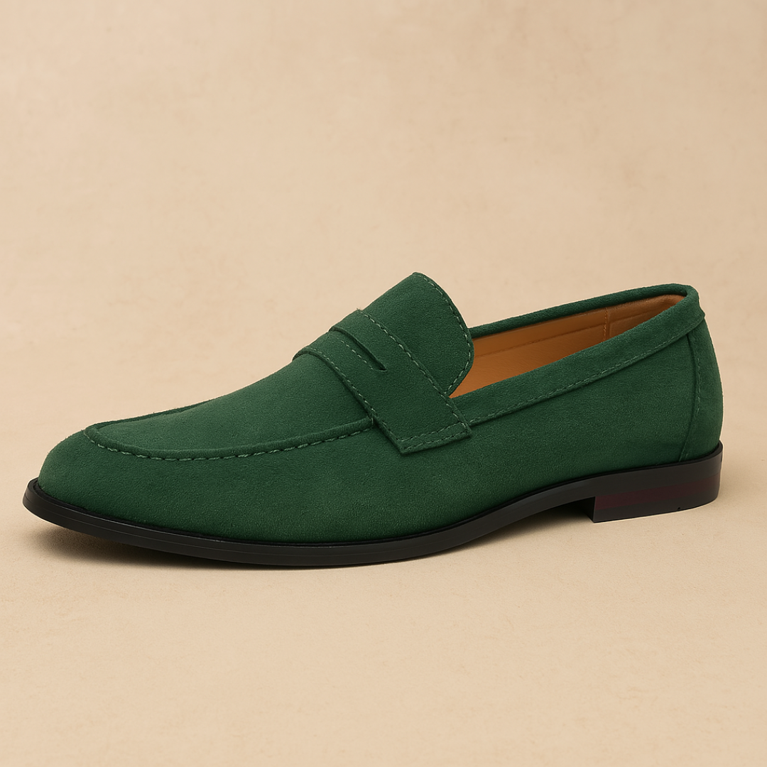 Herren Wildleder Penny Loafers