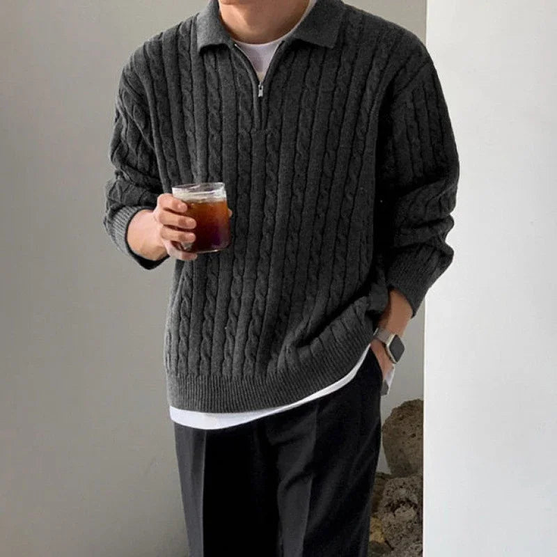 Herren Vintage Strickpullover