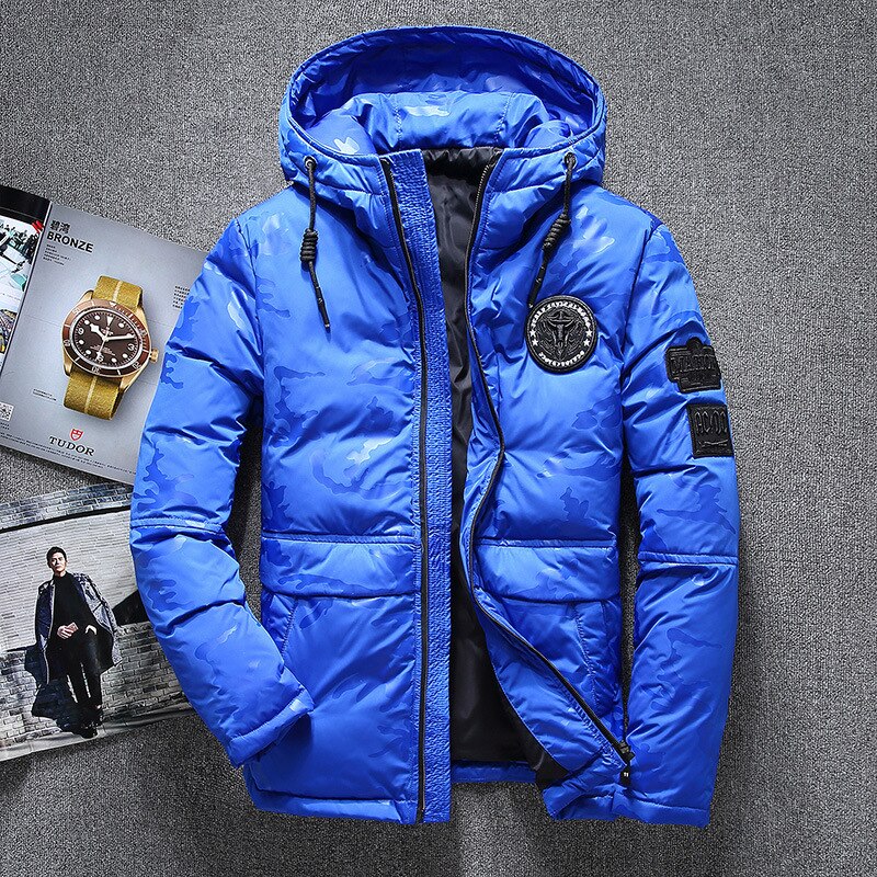 Herren Camouflage Winterjacke