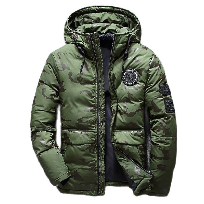 Herren Camouflage Winterjacke