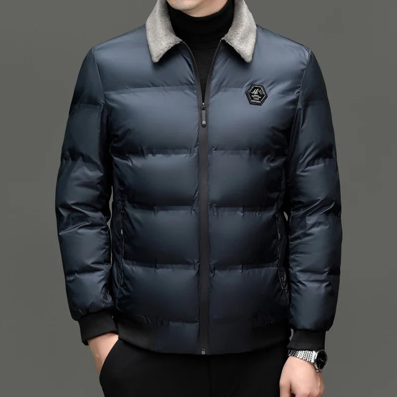 Milo Herren Parka | Dick, Wasserabweisend, Winterparka für kalte Tage