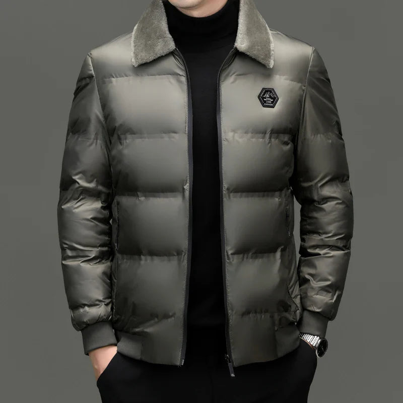Milo Herren Parka | Dick, Wasserabweisend, Winterparka für kalte Tage