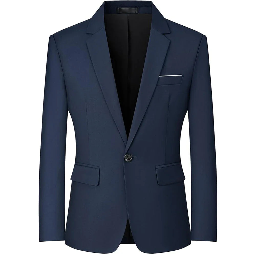 Milo Herren Sakko | Stretchstoff, Slim Fit, Elegant