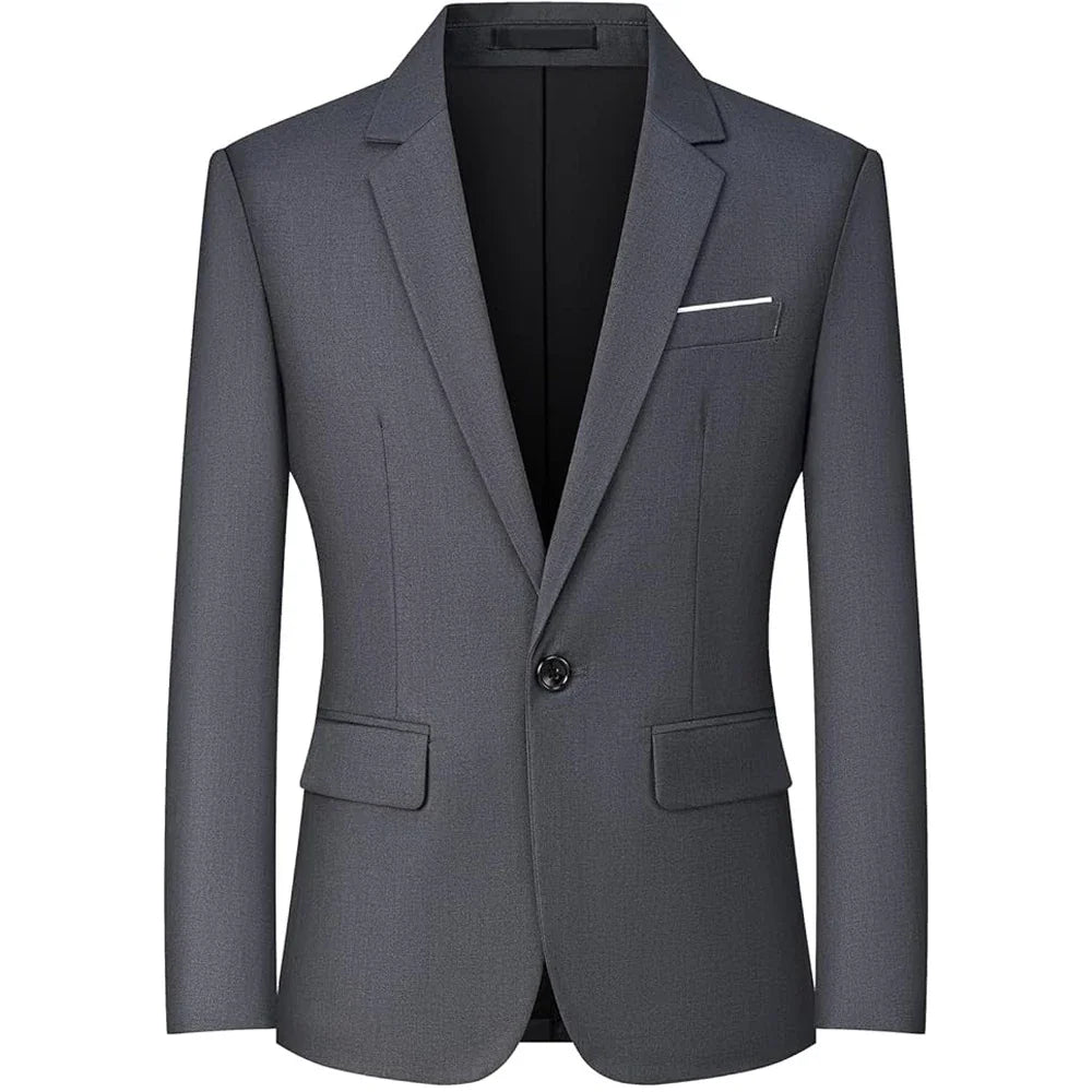 Milo Herren Sakko | Stretchstoff, Slim Fit, Elegant