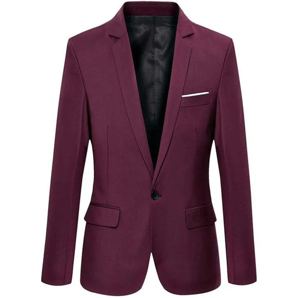 Milo Herren Sakko | Stretchstoff, Slim Fit, Elegant