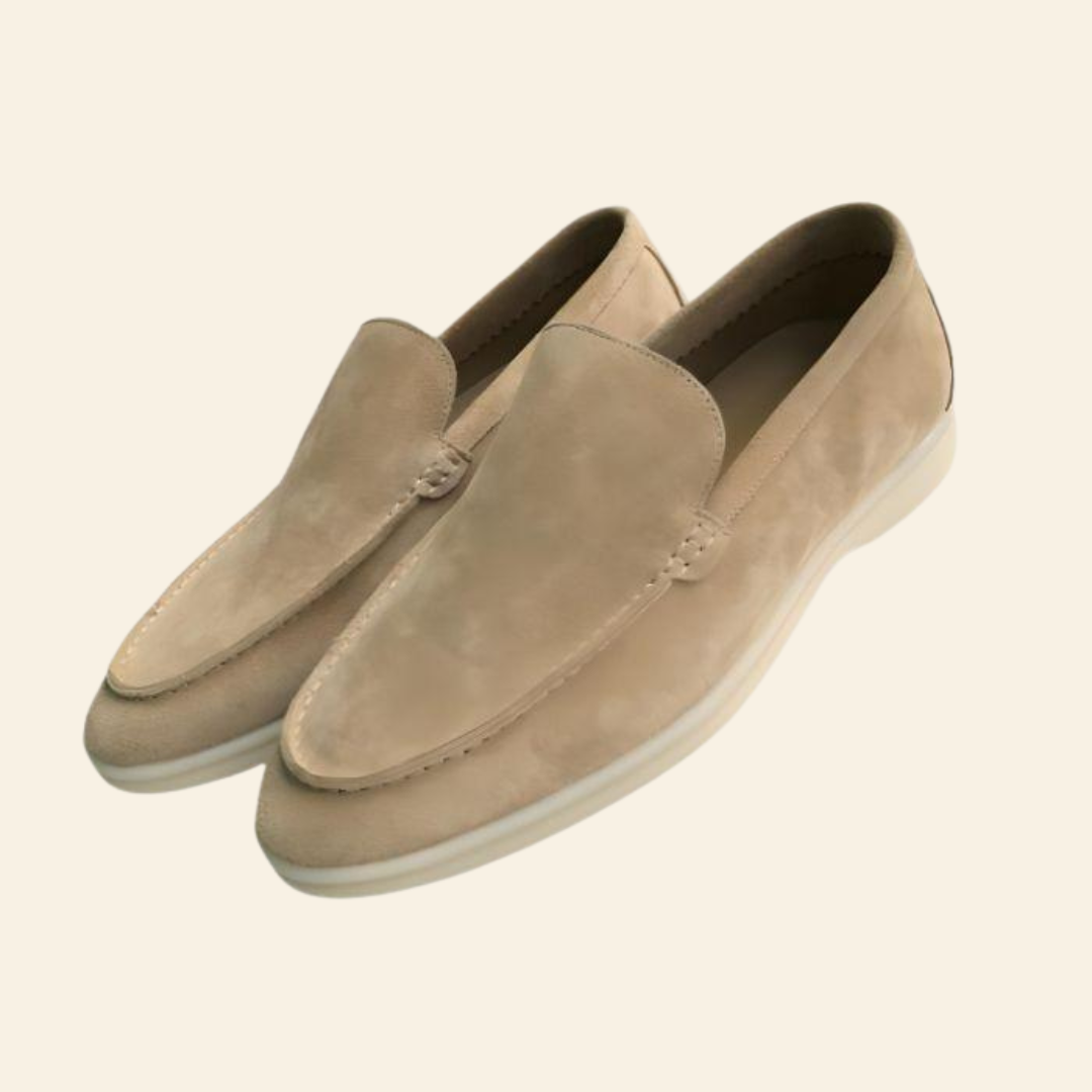 Herren Wildleder Slipper Klassische Komfortschuhe