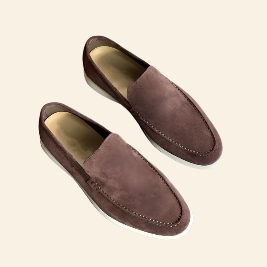 Herren Wildleder Slipper Klassische Komfortschuhe