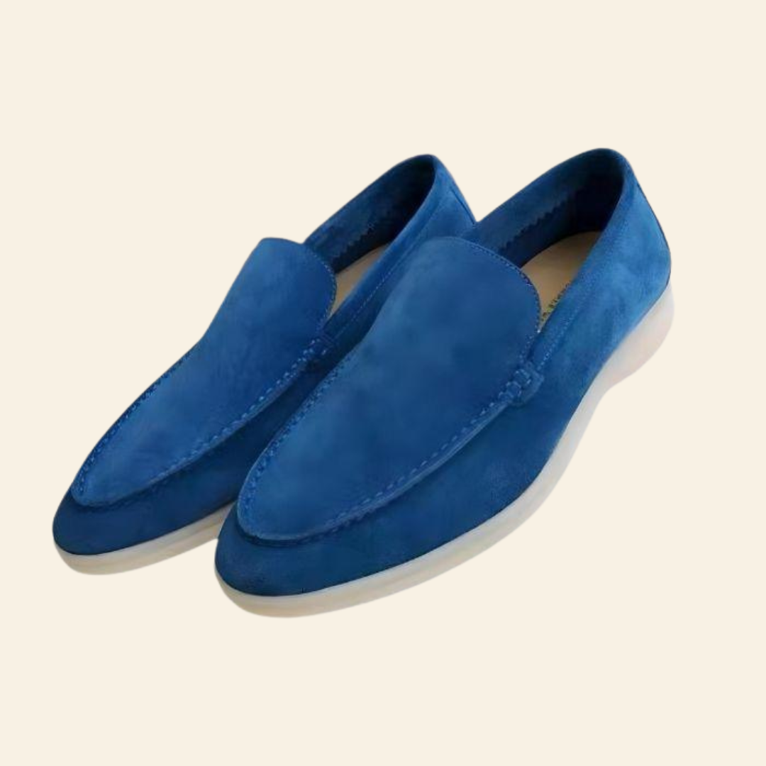 Herren Wildleder Slipper Klassische Komfortschuhe