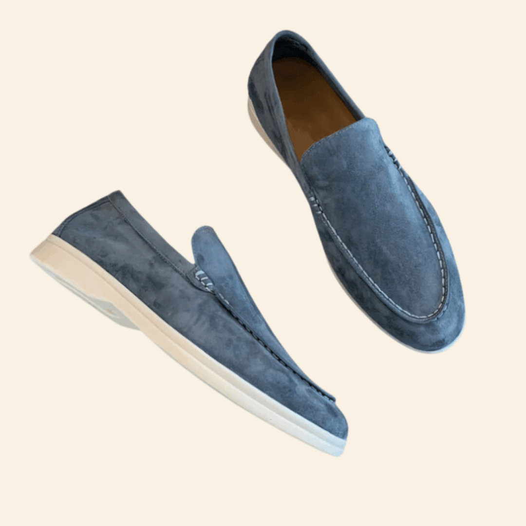 Herren Wildleder Slipper Klassische Komfortschuhe
