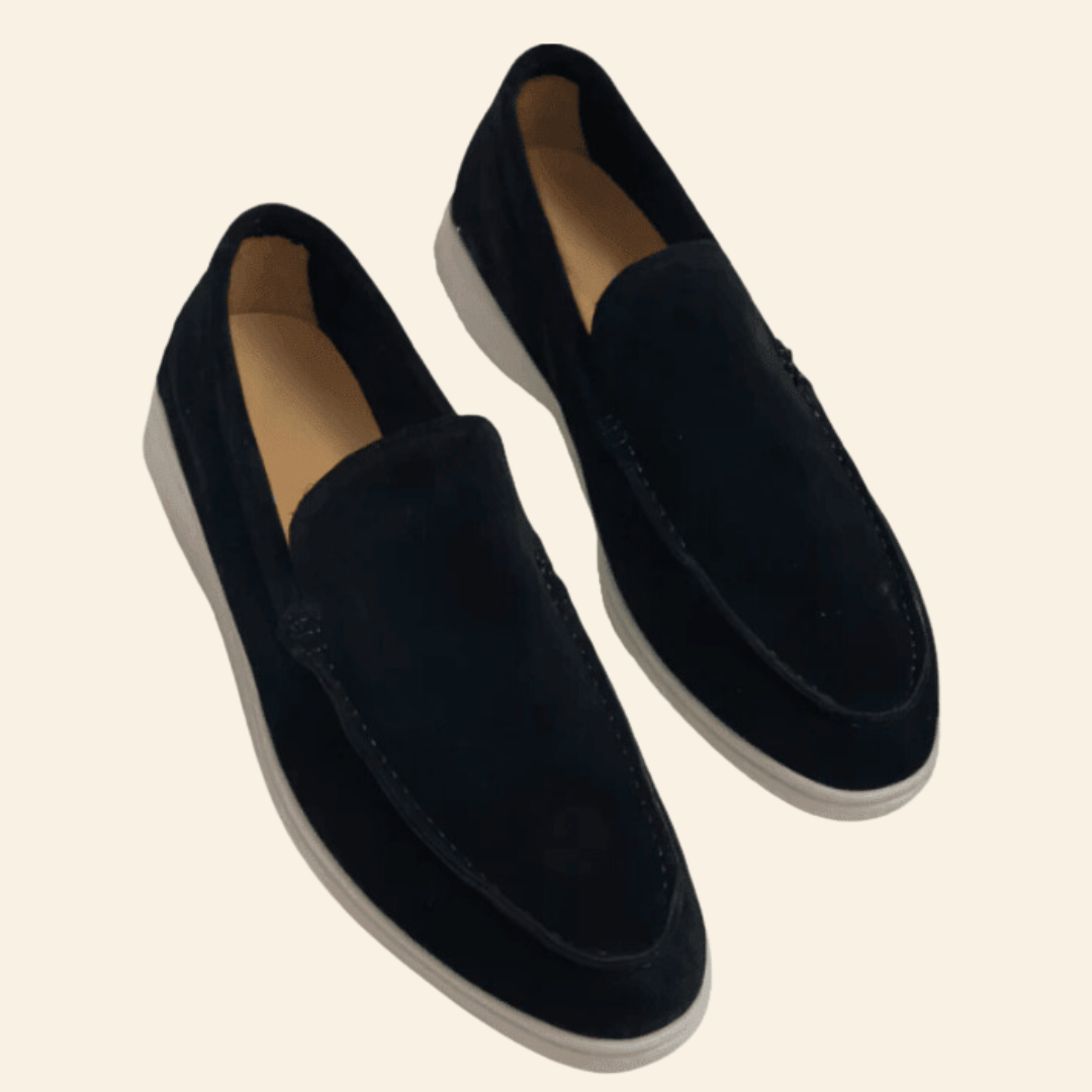 Herren Wildleder Slipper Klassische Komfortschuhe
