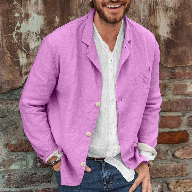 Herren Freizeit Leinen Blazer | Leicht & Atmungsaktiv