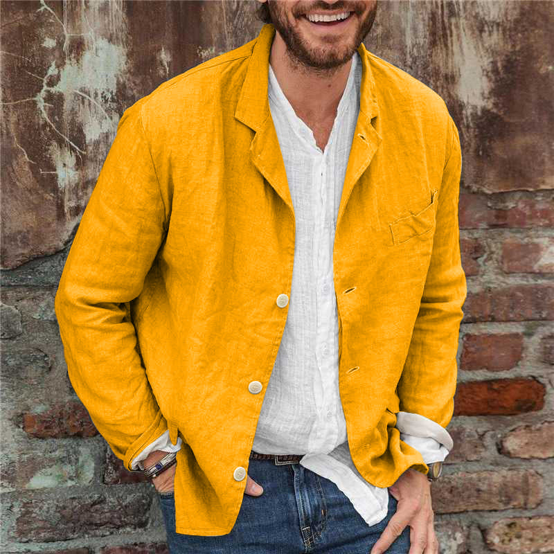 Herren Freizeit Leinen Blazer | Leicht & Atmungsaktiv