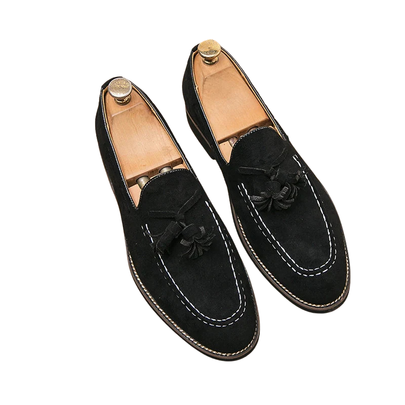 Old Money Schuhe Wildleder