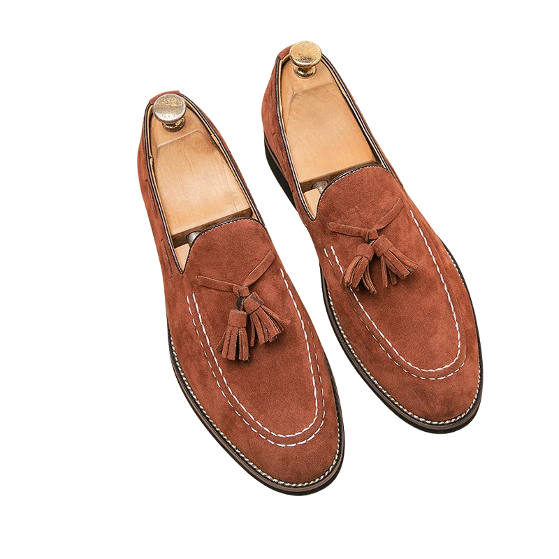 Old Money Schuhe Wildleder