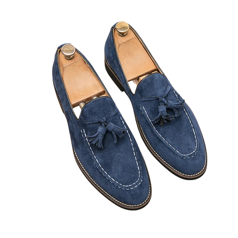 Old Money Schuhe Wildleder