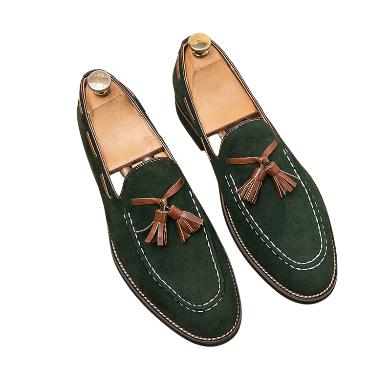 Old Money Schuhe Wildleder