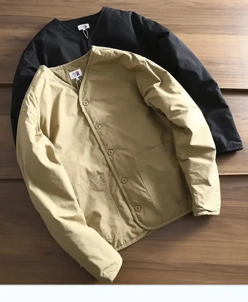 Rico Herren Parka | Dicke Baumwolle, Retro-Stil für Winter
