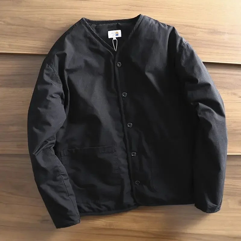 Rico Herren Parka | Dicke Baumwolle, Retro-Stil für Winter