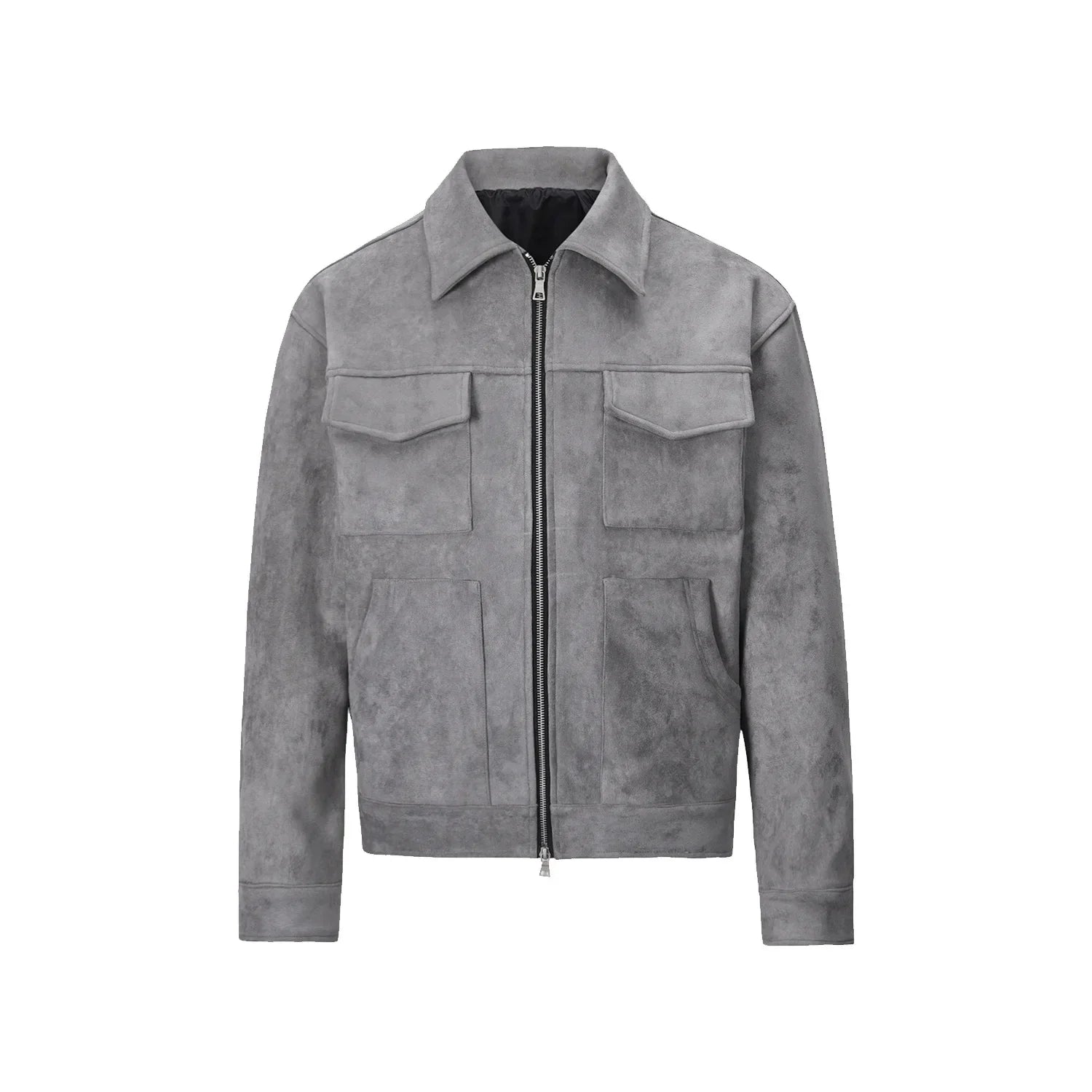 Rocco Herren Wildlederjacke | Vintage Look, Lockerer Schnitt