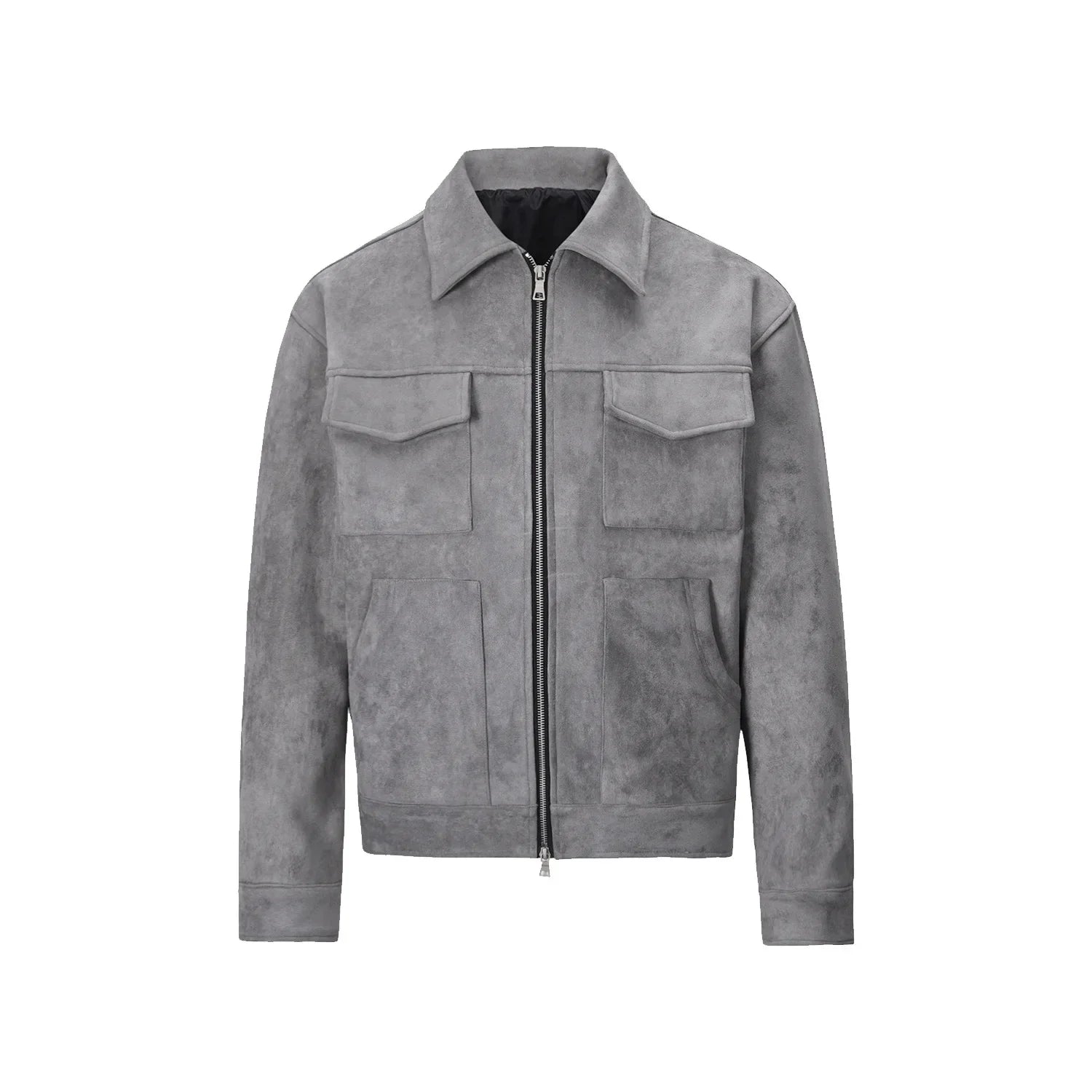 Rocco Herren Wildlederjacke | Vintage Look, Lockerer Schnitt