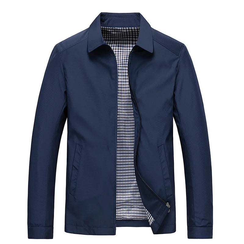 Herren | Dünne Jacke - Stylische Baumwoll-Polyester-Oberbekleidung