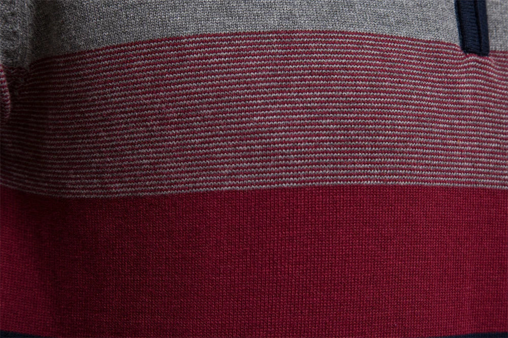 ByCastello | Pullover mit Viertelreißverschluss