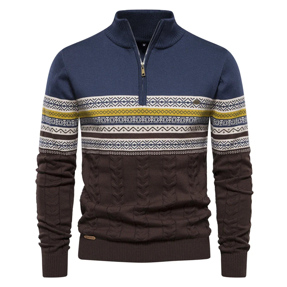 Mats Viertel-Reißverschluss Pullover